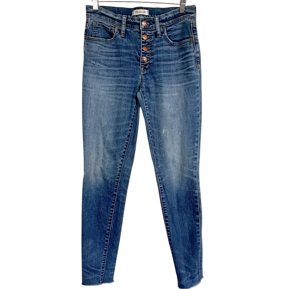Madewell 9”High-Riser Skinny Skinny Jeans Button Fly Women’s size 27T